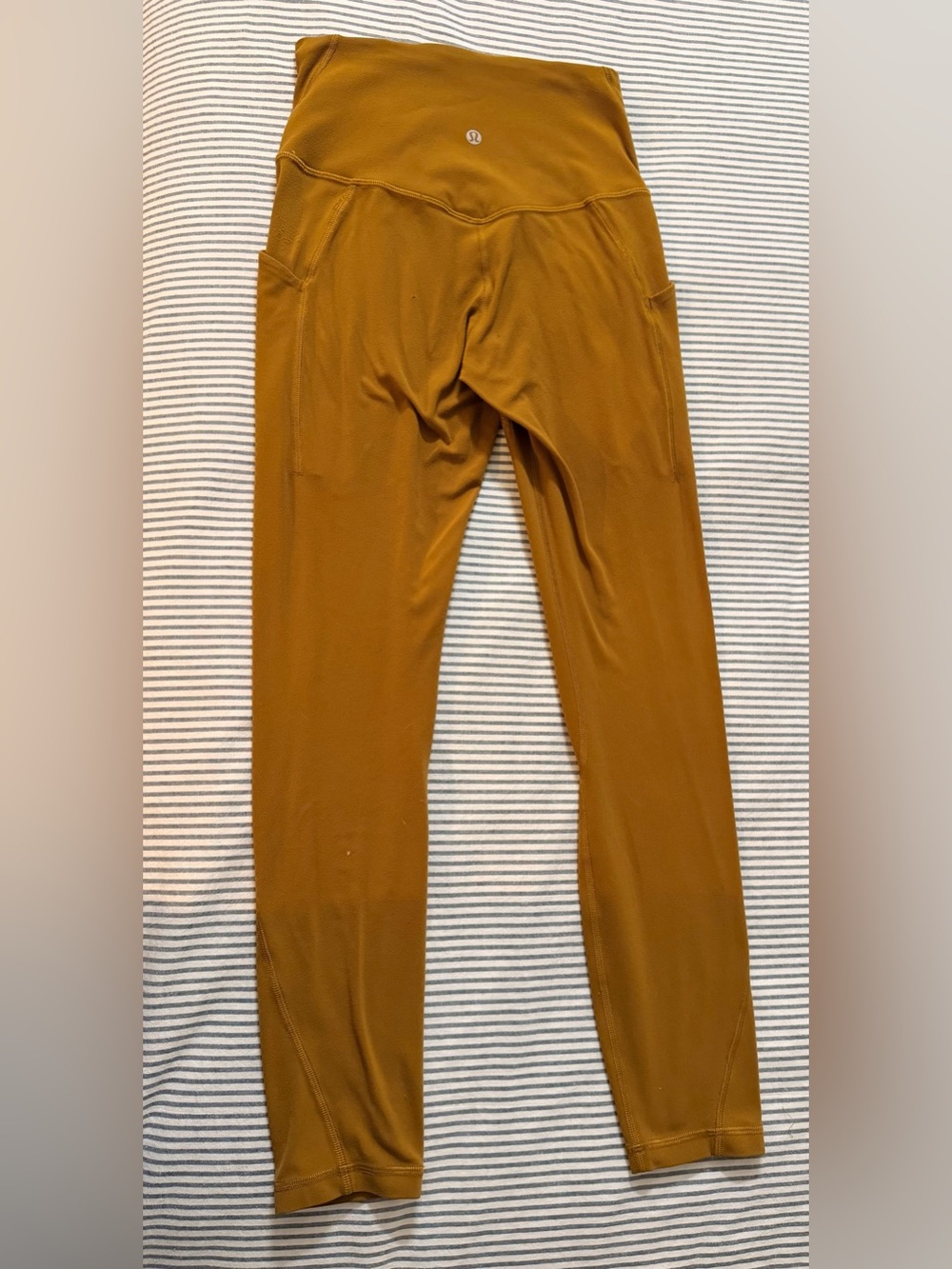Lululemon Align 26” High-Waist Mustard  Leggings 0-2 - Picture 6 of 16